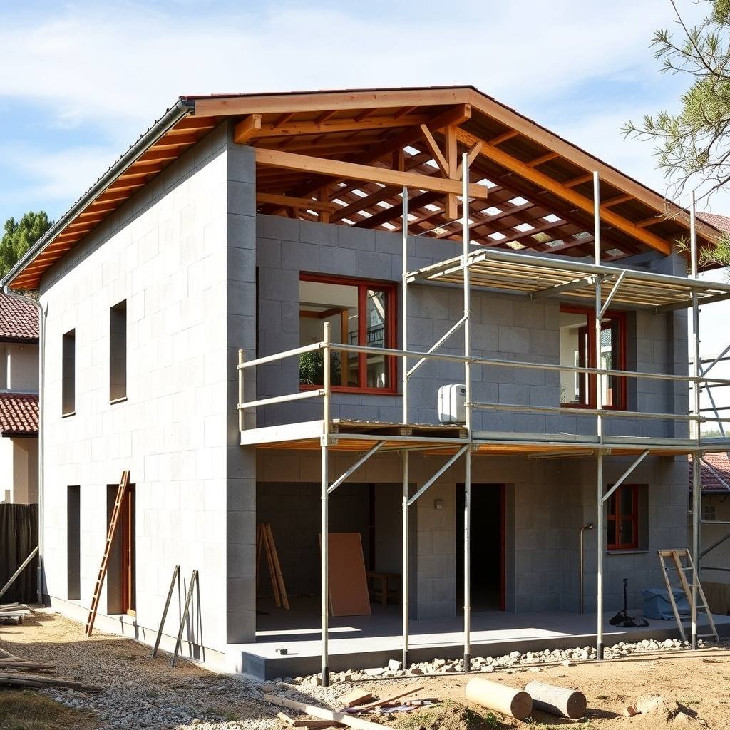 construction de maison individuelle à Cannes (illustration)