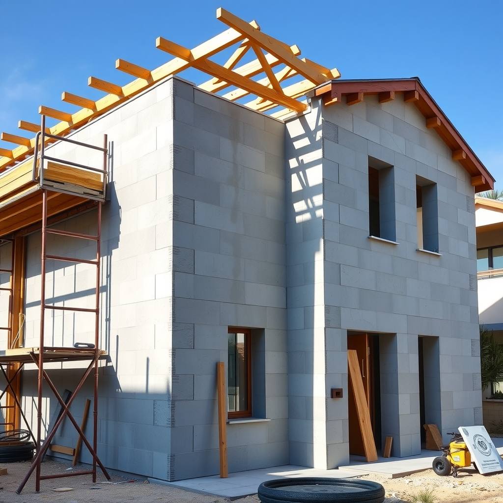 construction de maison individuelle à Cannes (illustration)