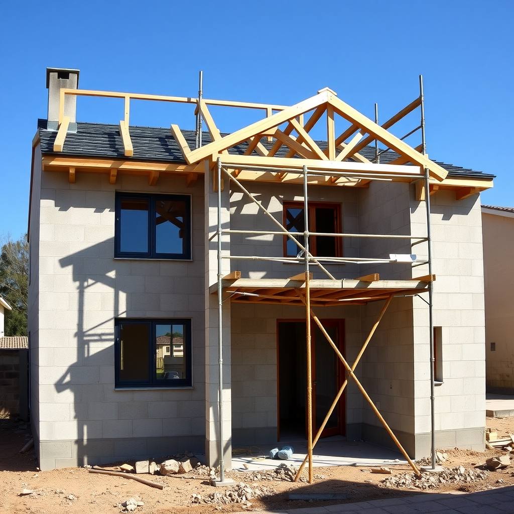 Démarches construction maison (illustration)