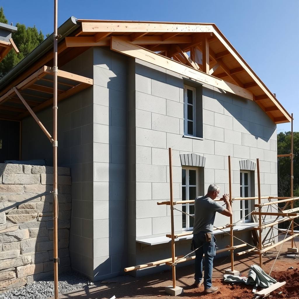 construction de maison individuelle à Fréjus (illustration)