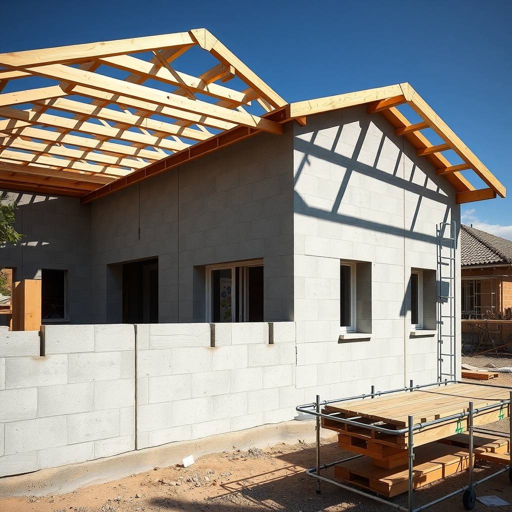 construction de maison individuelle à Fréjus (illustration)