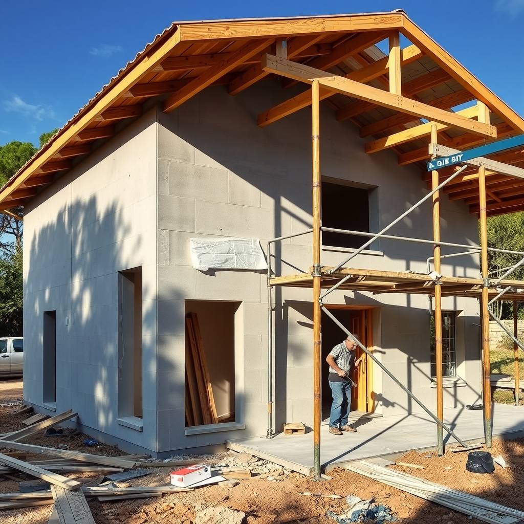 construction de maison individuelle à Grasse (illustration)