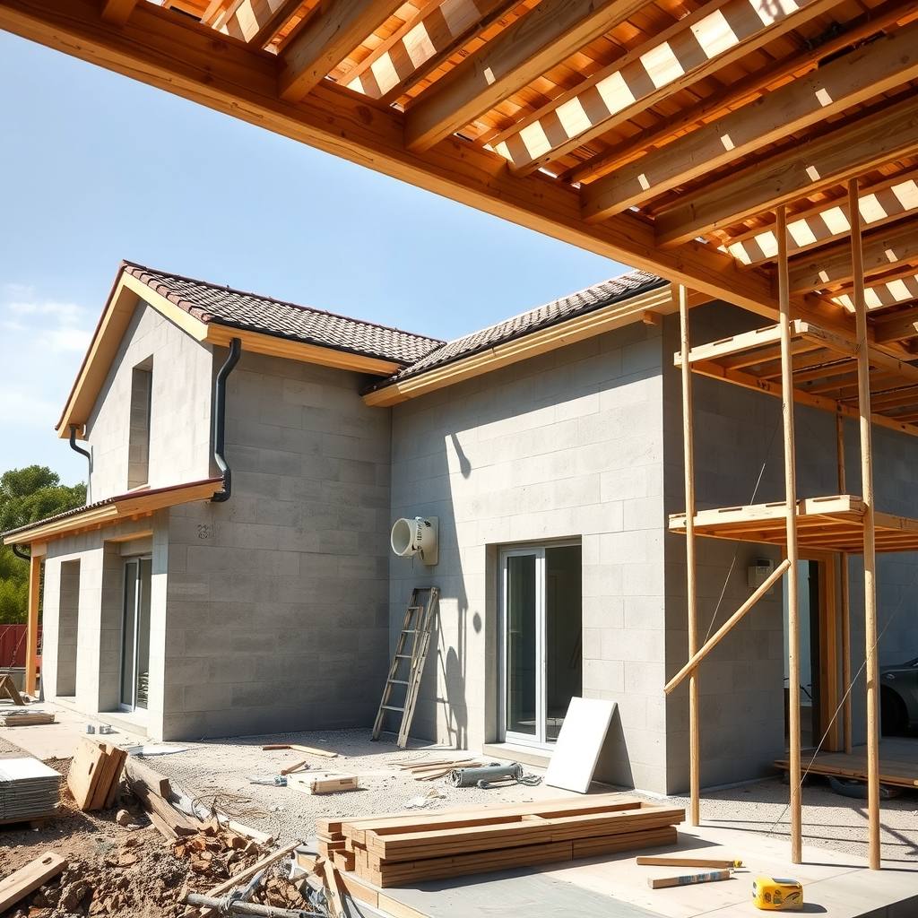 construction de maison individuelle à Grasse (illustration)