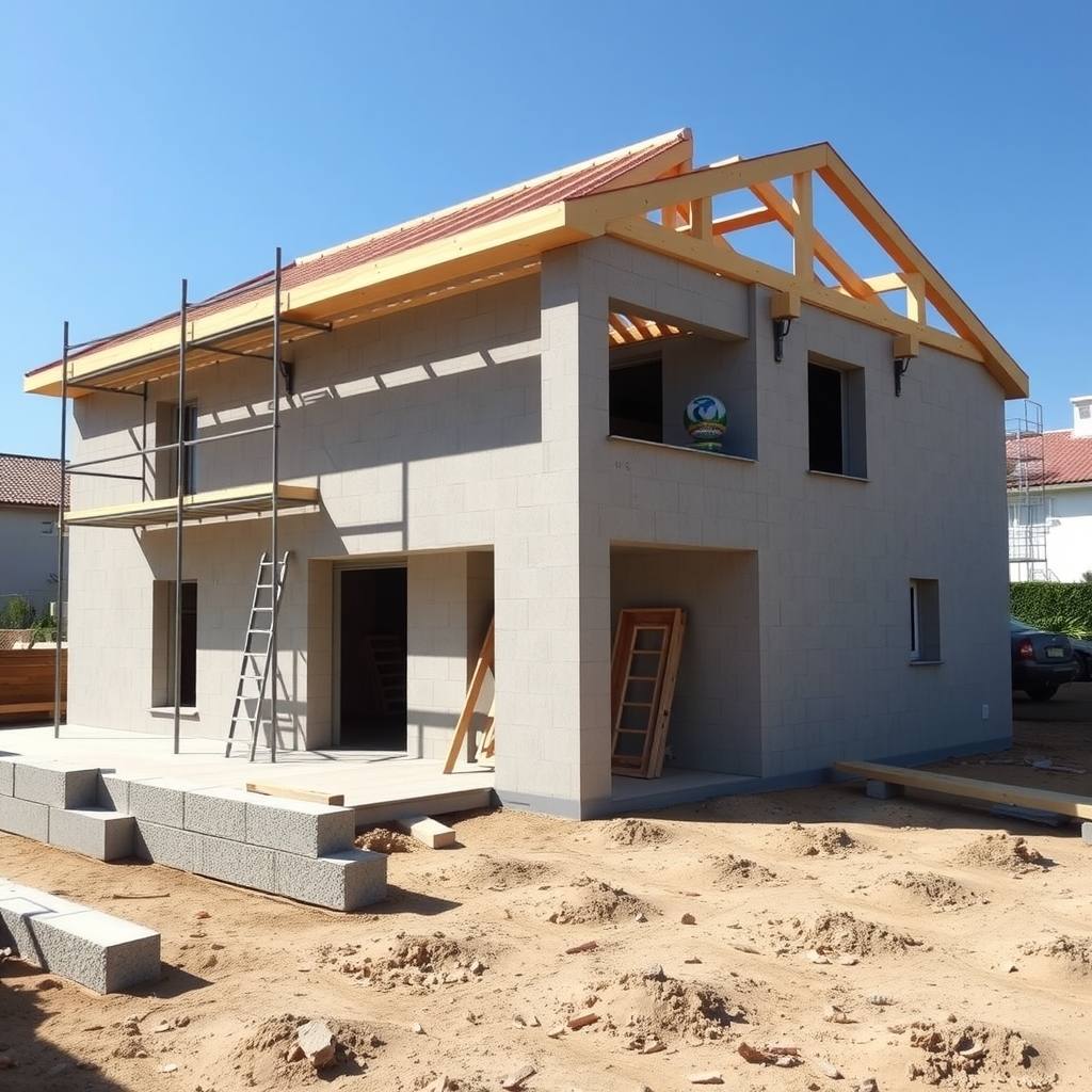 Prix construction maison (illustration)