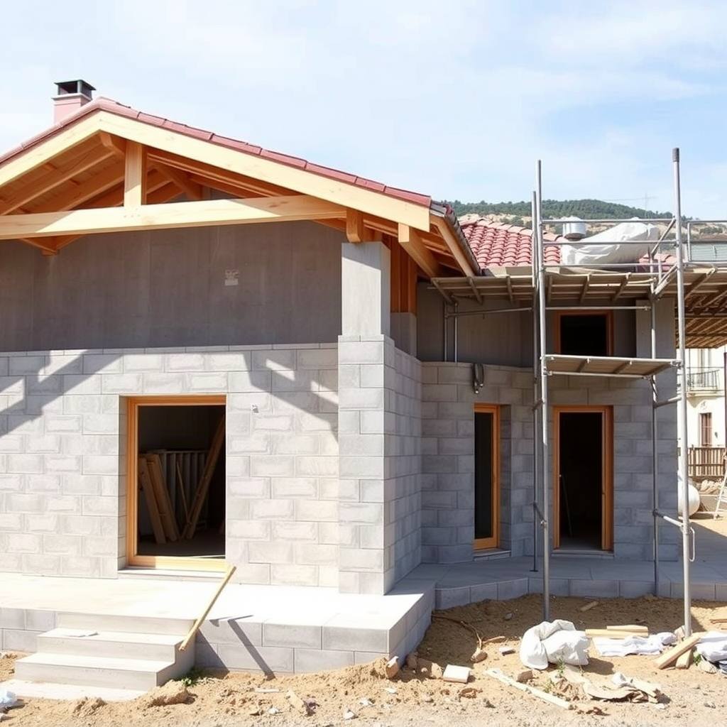construction de maison individuelle à Nice (illustration)